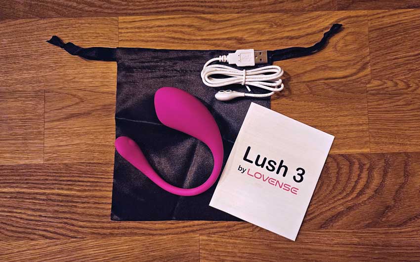 Le contenu de l’emballage du Lovense Lush 3