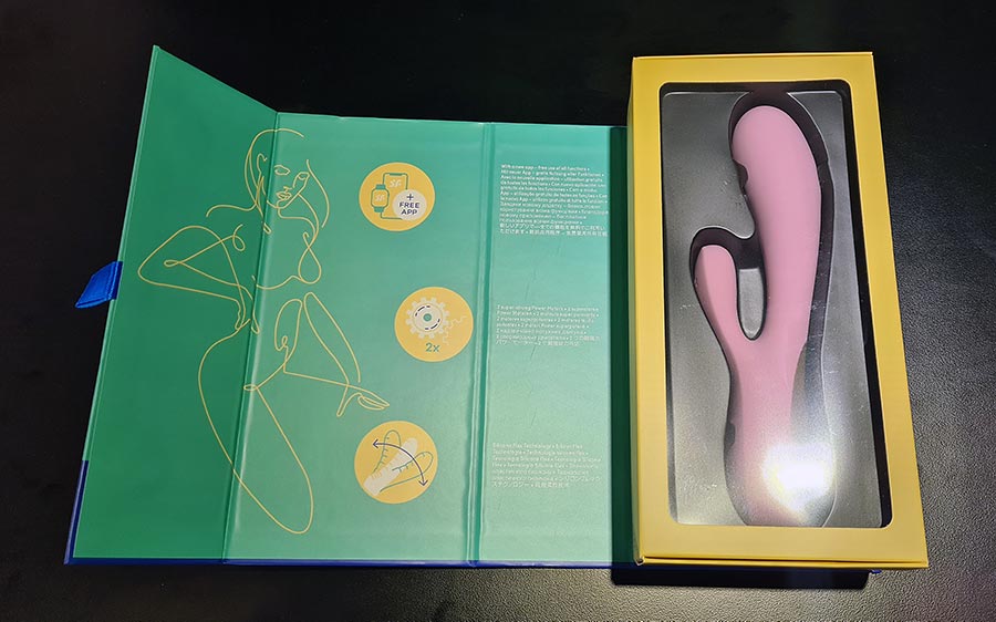 Emballage du Satisfyer Mono Flex (ouvert)
