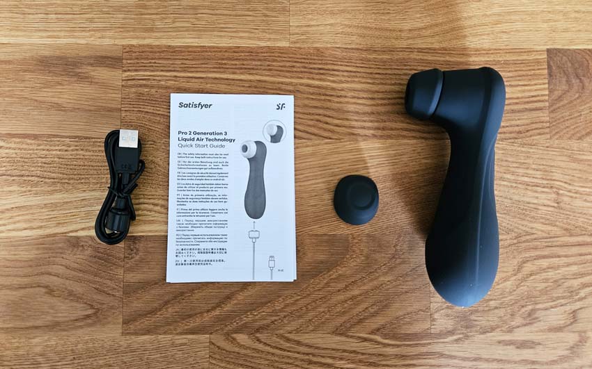 Contenu de l’emballage du Satisfyer Pro 2 Generation 3