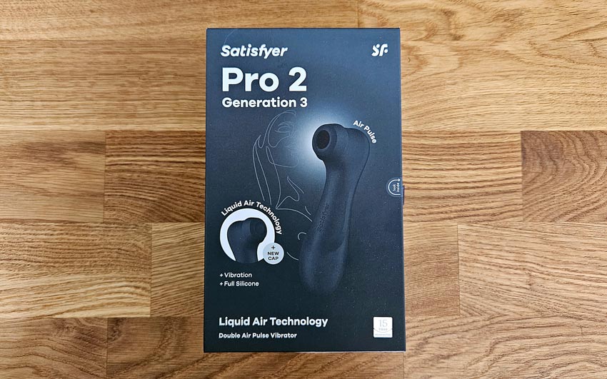 L’emballage du Satisfyer Pro 2 Generation 3