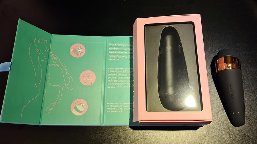 Emballage ouvert du Satisfyer Pro 3+