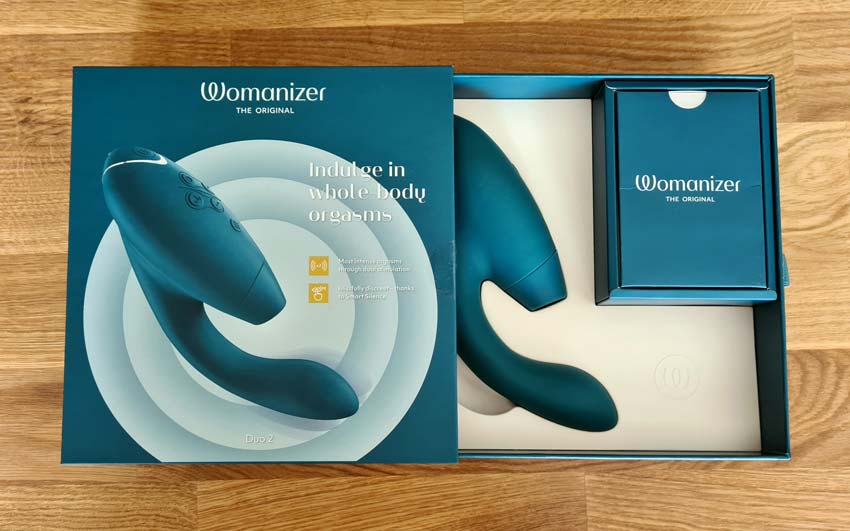 Ouvrir la boîte du Womanizer Duo 2 ainsi