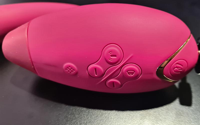 Les boutons du Womanizer Duo
