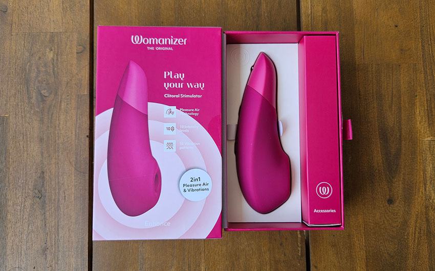 L’emballage du Womanizer Enhance