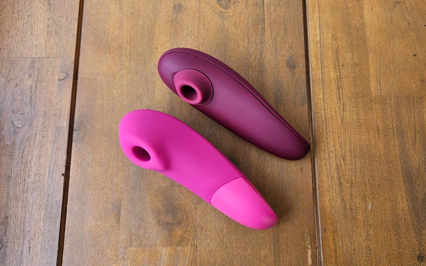 Le Womanizer Enhance à côté du Classic 2
