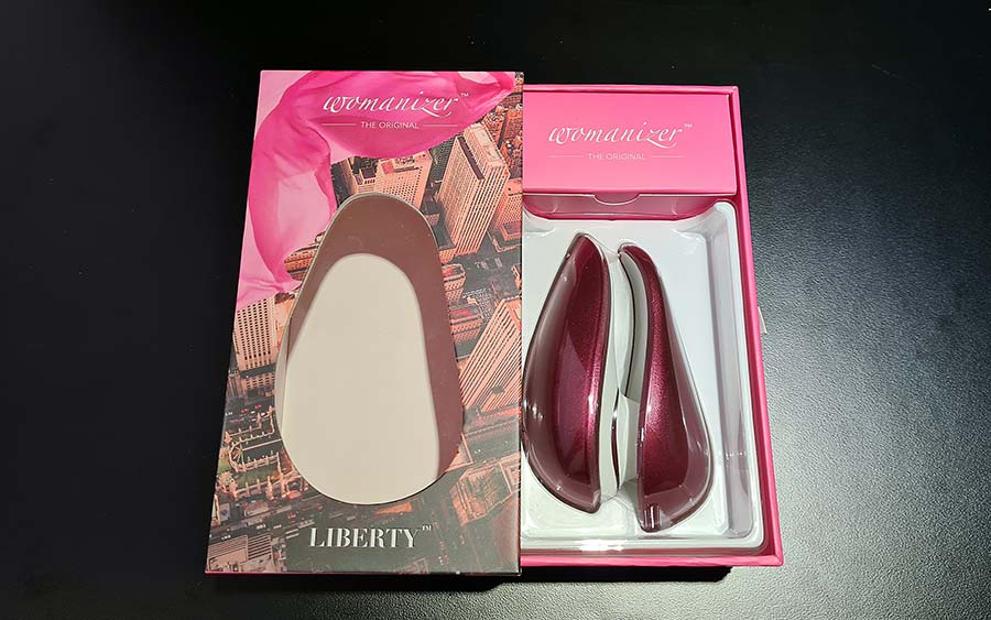 Emballage ouvert du Womanizer Liberty