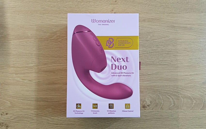 Emballage du Womanizer Next Duo