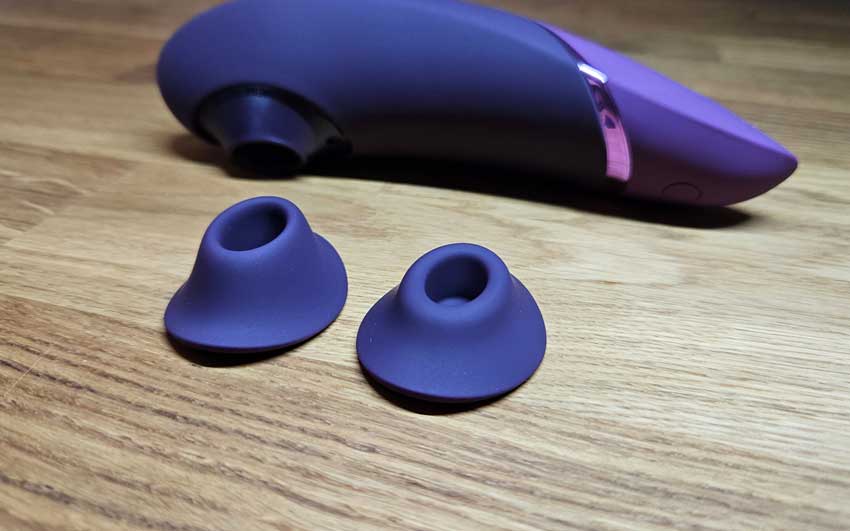 Les embouts en silicone du Womanizer Next